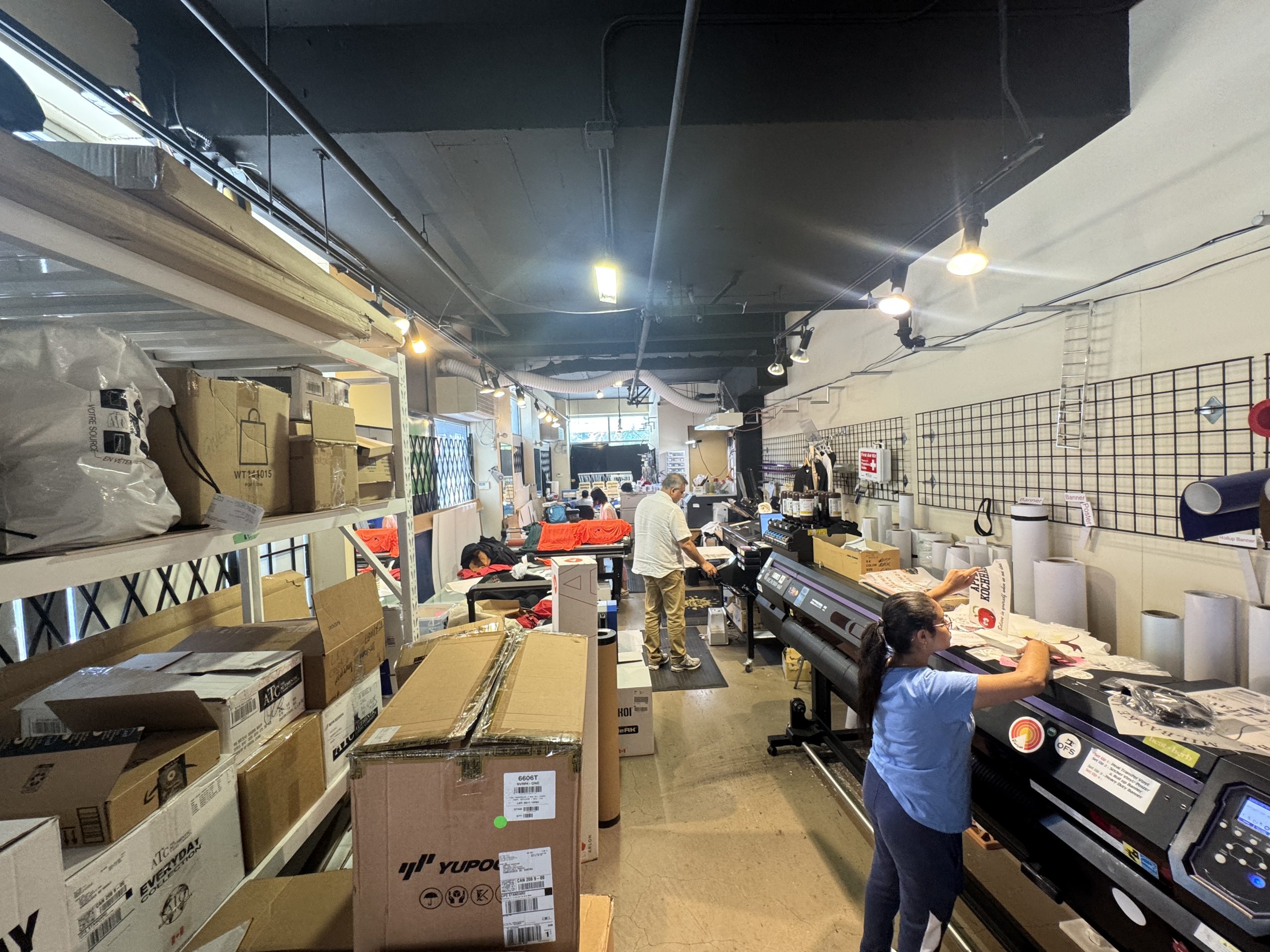Printing Services in Vancouver | Clothing, bags, signs, banners, custom swag and promotional gifts