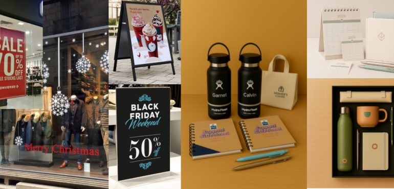 Custom Corporate SWAG, Christmas Banners, & Other Promotional Signs in Vancouver 
