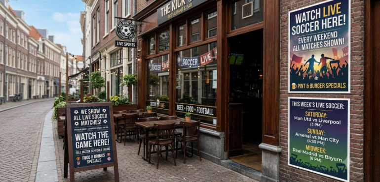 Custom Window Decals, Sandwich Boards & Posters for Vancouver Restaurants