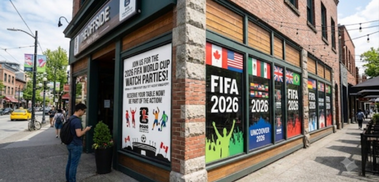 Custom poster, window graphics in Vancouver