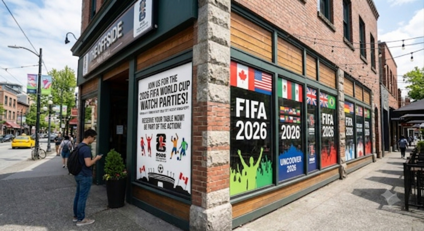 Custom poster, window graphics in Vancouver